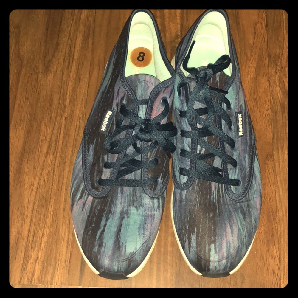 Brand new women’s Reebok shades of blue sneakers